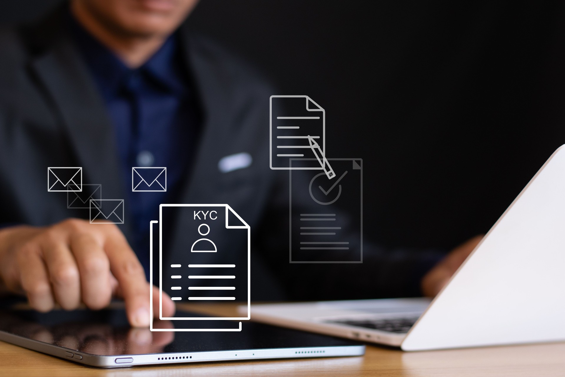 KYC identification to confirm financial information correctly and accurately